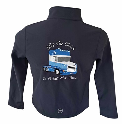 Slip The Clutch Erwachsene Jacke Softshell Kinder LKW LKW V8 LKW Fahrer