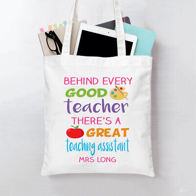 tote bag Behind every good teacher is a great teach assistant