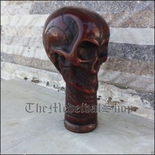 VINTAGE STYLE SKULL HEAD HANDLE WALKING CANES FOR ANTIQUE WOODEN STICKS GIFT