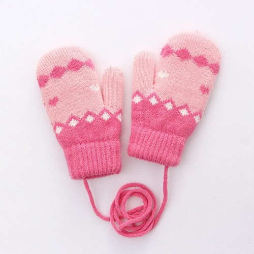 String On Gloves Children's Warm Winter Unisex Gift Best mittens Knitted Lovely - Picture 13 of 17