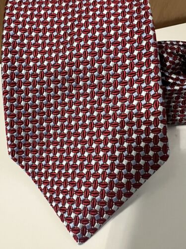 Cravatta Brooks Brothers rossa/blu nuova - Foto 3 di 5