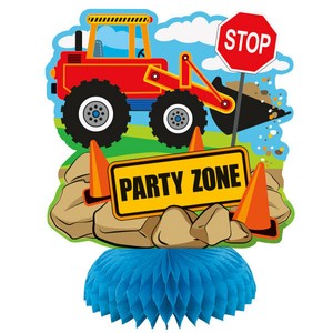 9ft Party Zone Shaped Ribbon Banner Construction Decoration Boys