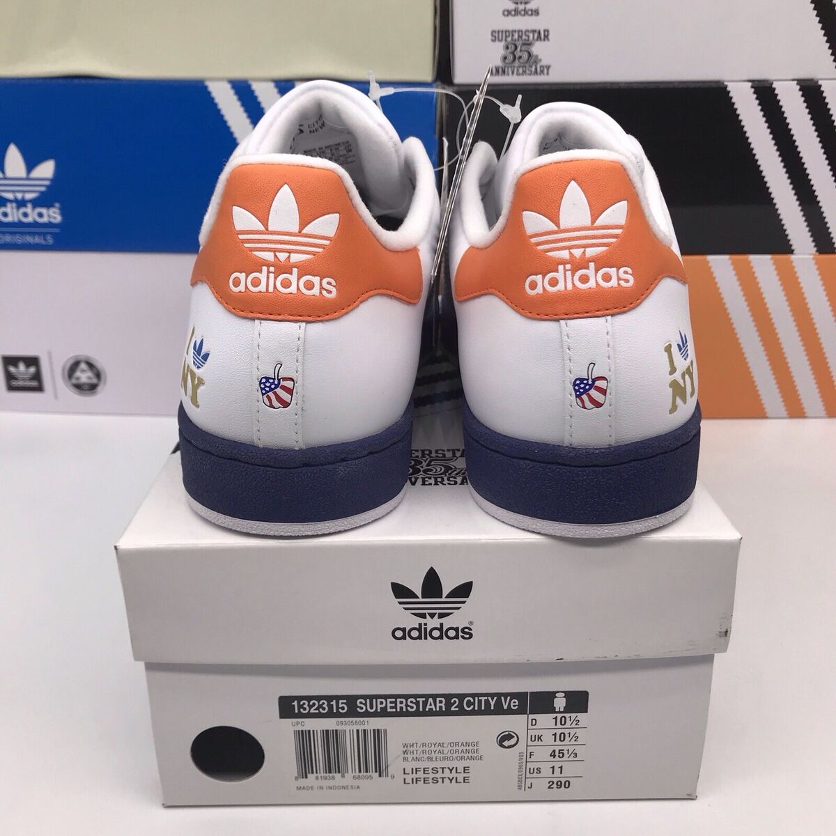 Size 11- adidas Superstar 35th Anniversary City Series New Size 11- adidas Superstar 35th Anniversary City Series New