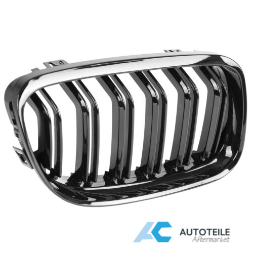 Grill Kühlergrill Nieren glanz schwarz Doppelsteg für BMW 3er E90 E91 08-12 - Bild 3 von 5