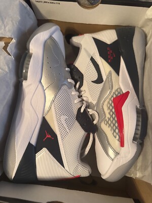 NIKE AIR JORDAN ZOOM 92 GRADE SCHOOL 7Y NEW WHITE TRUE RED OBSIDIAN LOOK