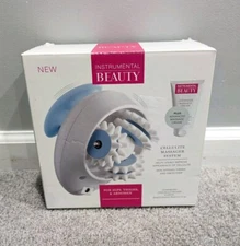 BRAND NEW INSTRUMENTAL BEAUTY CELLULITE MASSAGER BODY SYSTEM SET w CREAM THIGHS