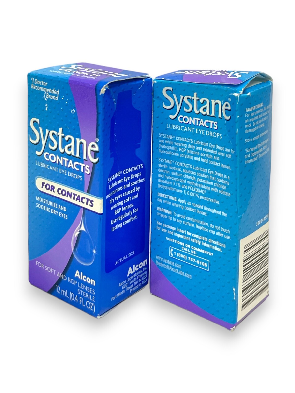 Systane Lubricant Eye Drops For Contacts Moisturize & Soothe