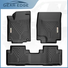 1st + 2nd Row Floor Mats For 2012-2016 Honda CR-V CRV Weather-proof 3D Liner