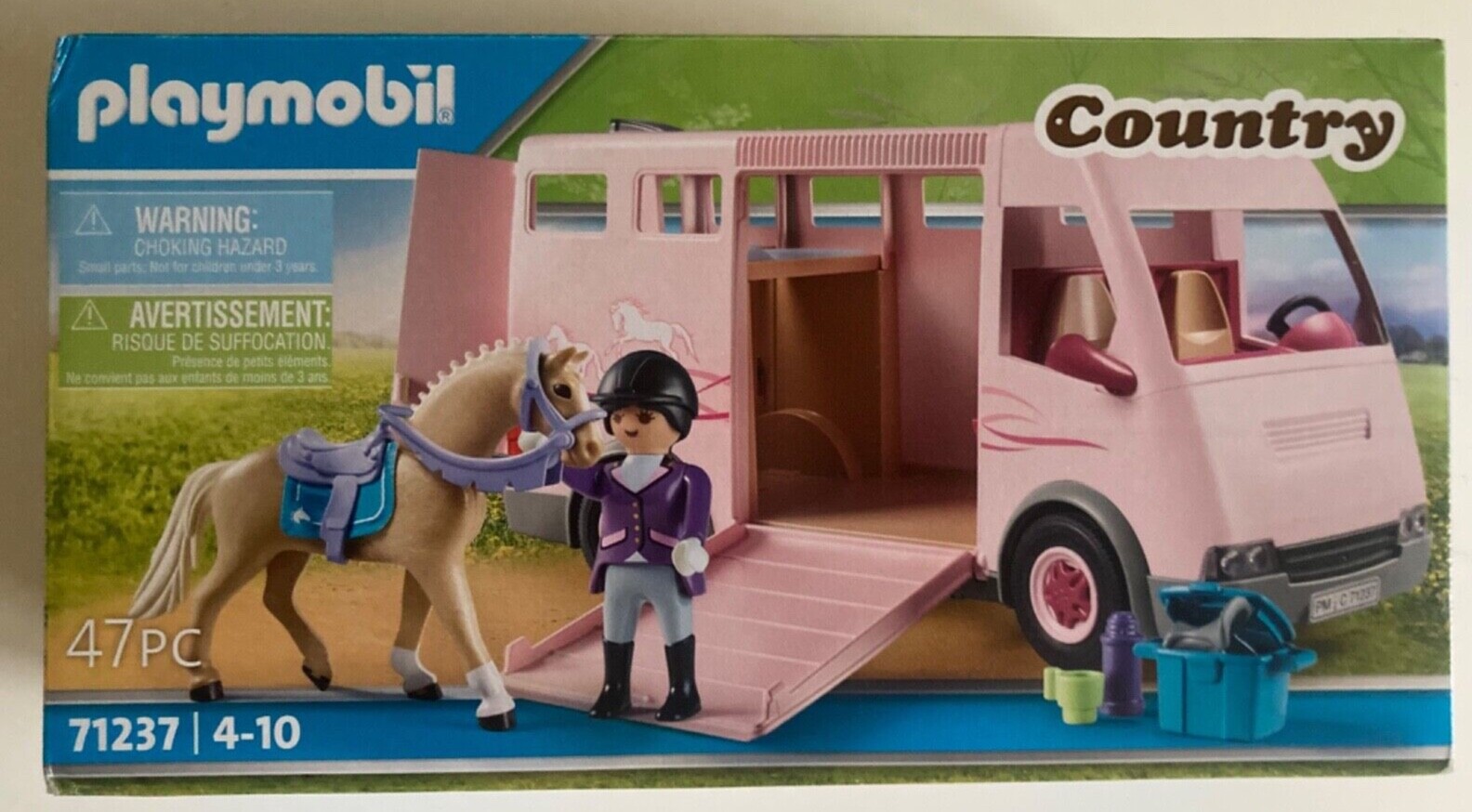 Playmobil Country 71237 Horse Transporter with Trainer