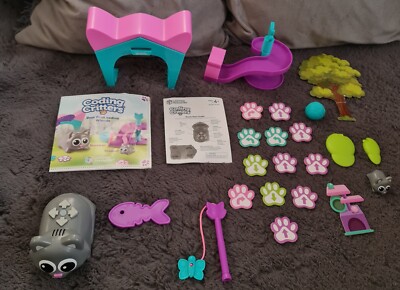 Learning Resources Coding Critters Scamper & Sneaker Toy Cats, USED NO BOX