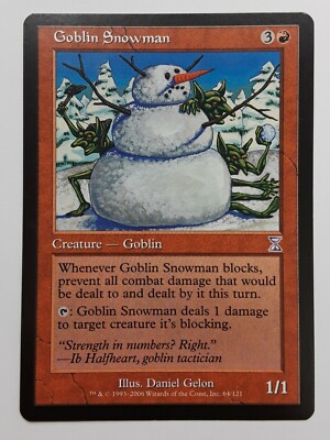 MTG Goblin Snowman Timeshifted Regular Special