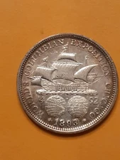 1893 COMMEMORATIVE HALF DOLLAR     COLUMBIAN EXPOSITION