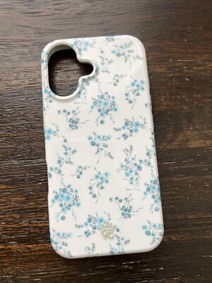 Velvet Caviar With Magsafe Case for Apple iPhone 16 Flowers Blue PREOWNED