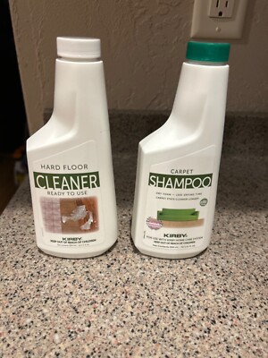 (2) Kirby Shampoo Vacuum Shampoo Carpet Rug Cleane & Hardwood Cleaner 12 Oz    X