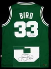 Larry Bird Autographed Celtics Official NBA Basketball Green Jersey ASI Proof