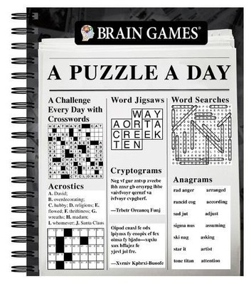Brain Games - A Puzzle a Day (Spiral Bound) Brain Games (UK IMPORT)