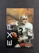 1999 Playoff Prestige EXP Reflections Gold Jeff George SP #/1000 Raiders #EX53