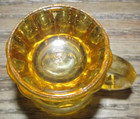 Vintage Federal Amber Depression Glass 1 oz Mini Beer Mug Shot Glasses Set of 6 — photo 3
