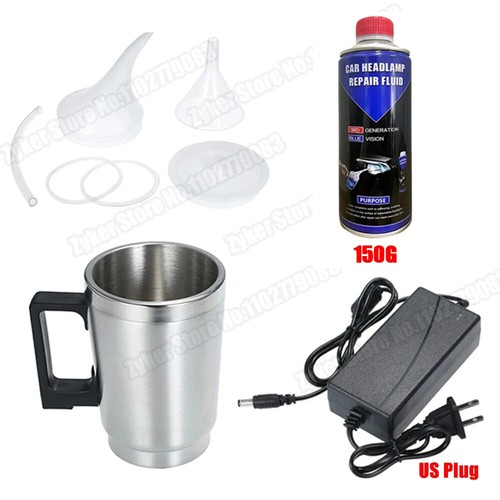 Car Headlight Polish Kit Automotive Headlight Care Tool Restoration Set - Picture 12 of 34