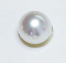 Huge 13mm natural south sea genuine white round loose pearl undrilled