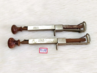 Vintage Original Hand Embroidery Machine Made in Germany Collectible 2Pcs TL119