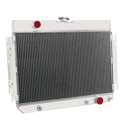 NEW 4 CORE Aluminum Radiator For 1963-1968 Chevy Impala Bel Air Chevelle Caprice