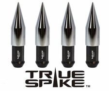 32 True Spike 124mm 14x1.5 Forged Steel Lug Nuts W Chrome Extended Spikes