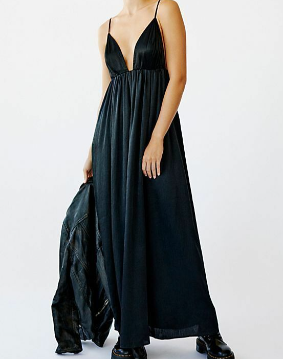 classic black maxi dress Classic Striped Black Maxi Dress | Trendy Womens Dress