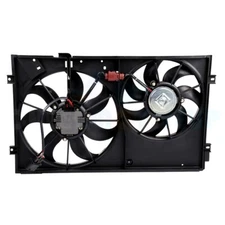 A/C Radiator Condenser Cooling Fan Assembly For 2009 2010-2013 Volkswagen Jetta