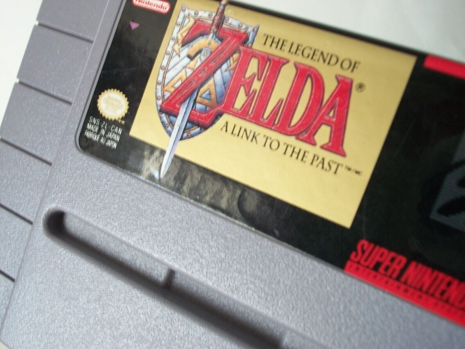 Tloz A Link To The Past - Gameboy Advance Label by FredoZero on