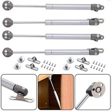 4 PCS Door Hinge Gas Spring Strut Prop Shock Lift Kitchen Cabinet Hydraulic USO