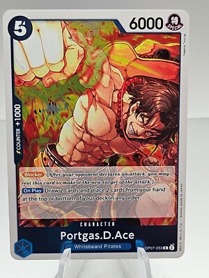 Portgas.D.Ace OP07-053 Rare 500 Years in the Future One Piece Card