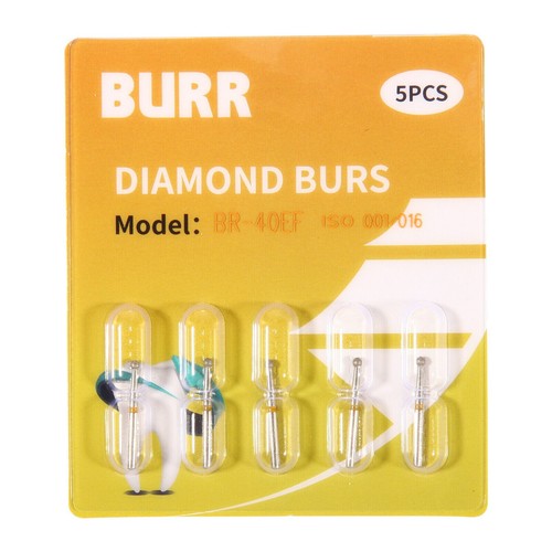 5 pcs Zahnarzt Diamant Bohrer Schleif Fräs Präparation Dental High speed Turbine - Bild 658 von 757