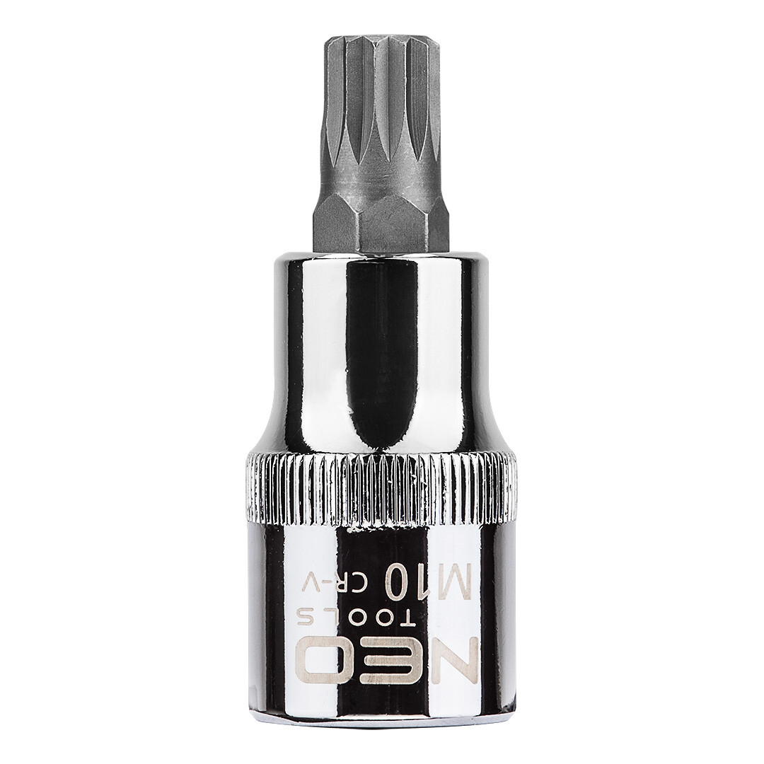 Punta spline su presa da 1/2", M10 x 55 mm