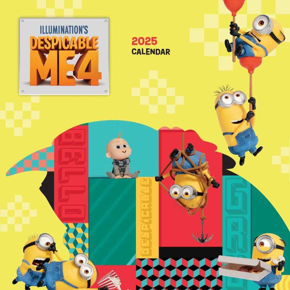 calendar-ink-despicable-me-4-2025-wall-calendar-ebay