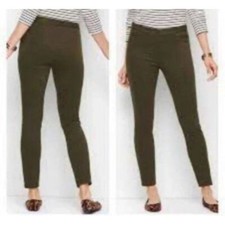 TALBOTS LEXINGTON PANTS Olive Green size 6