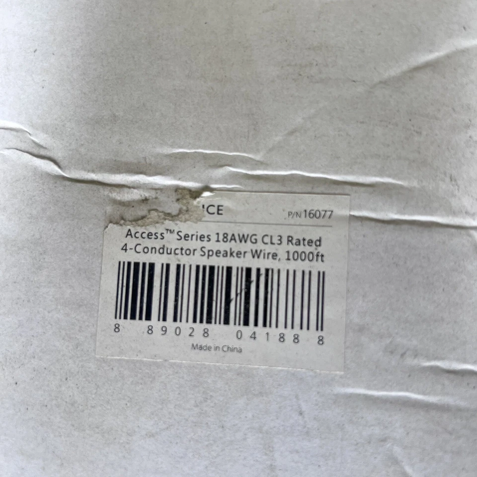 monoprice 18/4 28awg 4 conductor hi-strand ofc 532FT - Image 2 of 3