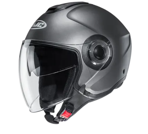 Casco Jet I40N Nueva Homologación 06 Semi Flat Titanium HJC Tamaño L