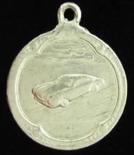 Vintage Saint Christopher Medal Aluminum Religious Holy Catholic Light in Weight