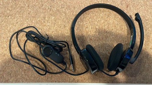 Logitech 981-000587 H151 Headset Microphone and volume control FREE SHIPPING - Picture 3 of 7