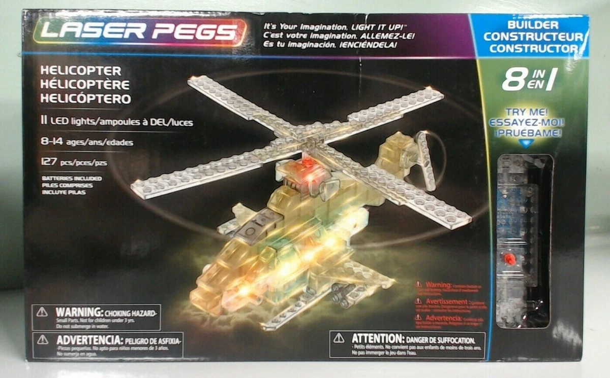 Laser pegs helicopter hotsell 8 in 1