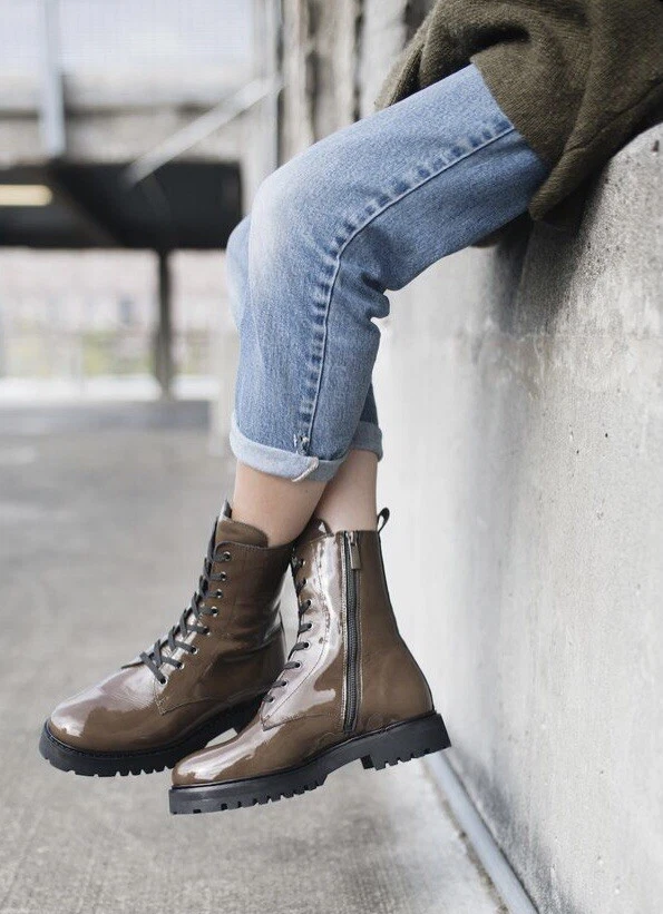 THURSDAY BOOT COMPANY COMBAT BOOTS OLIVE US Women s Size 10.5 NWB