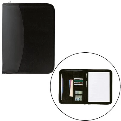 TOPS Schreibmappe DIN A4 Reißverschluss – Konferenzmappe A4 mit Schreibblock Mappe