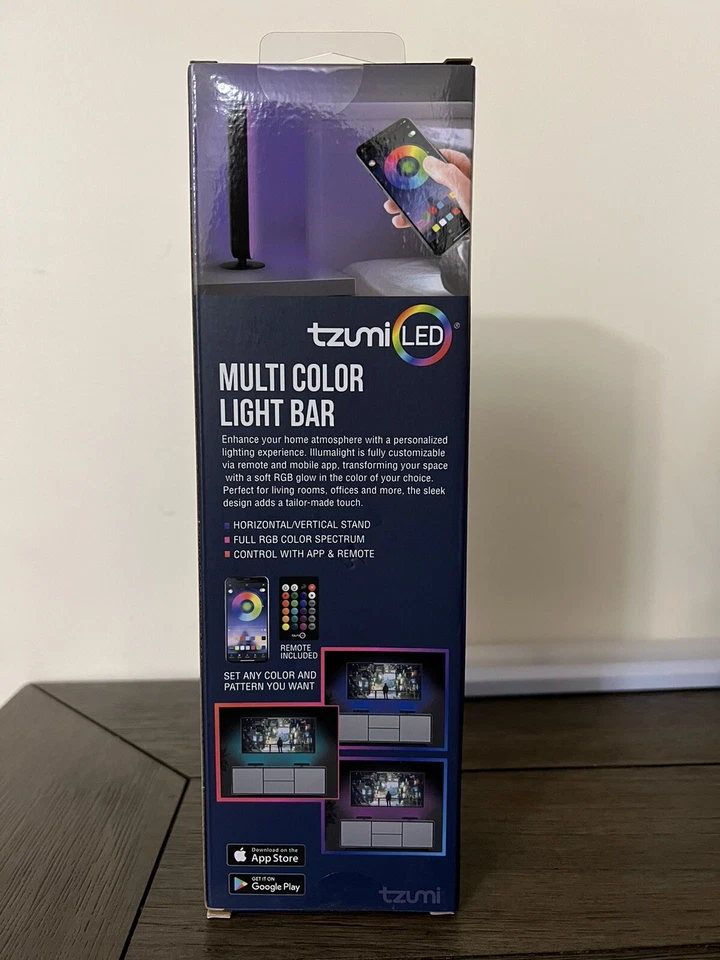 Tzumi Illumalight RGB LED Light Bar with Remote - Black (6788WM) - Image 3 of 4