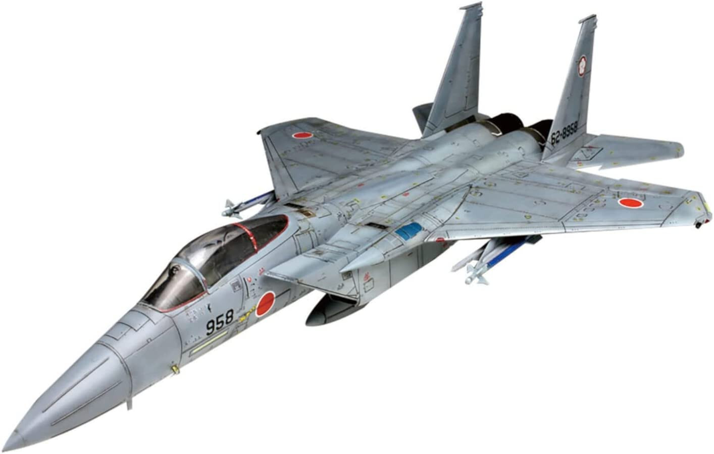 PLATZ 1/72 JASDF F-15J EAGLE с фигуркой водителя EAGLE Model Kit AC-67
