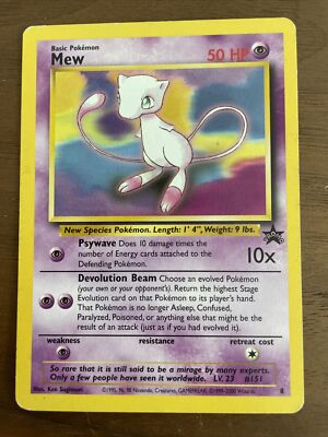 Mew 08/53 Wotc Promo Regular for sale online | eBay