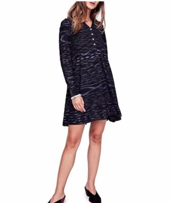 Free People Black Rain or Shine Dress