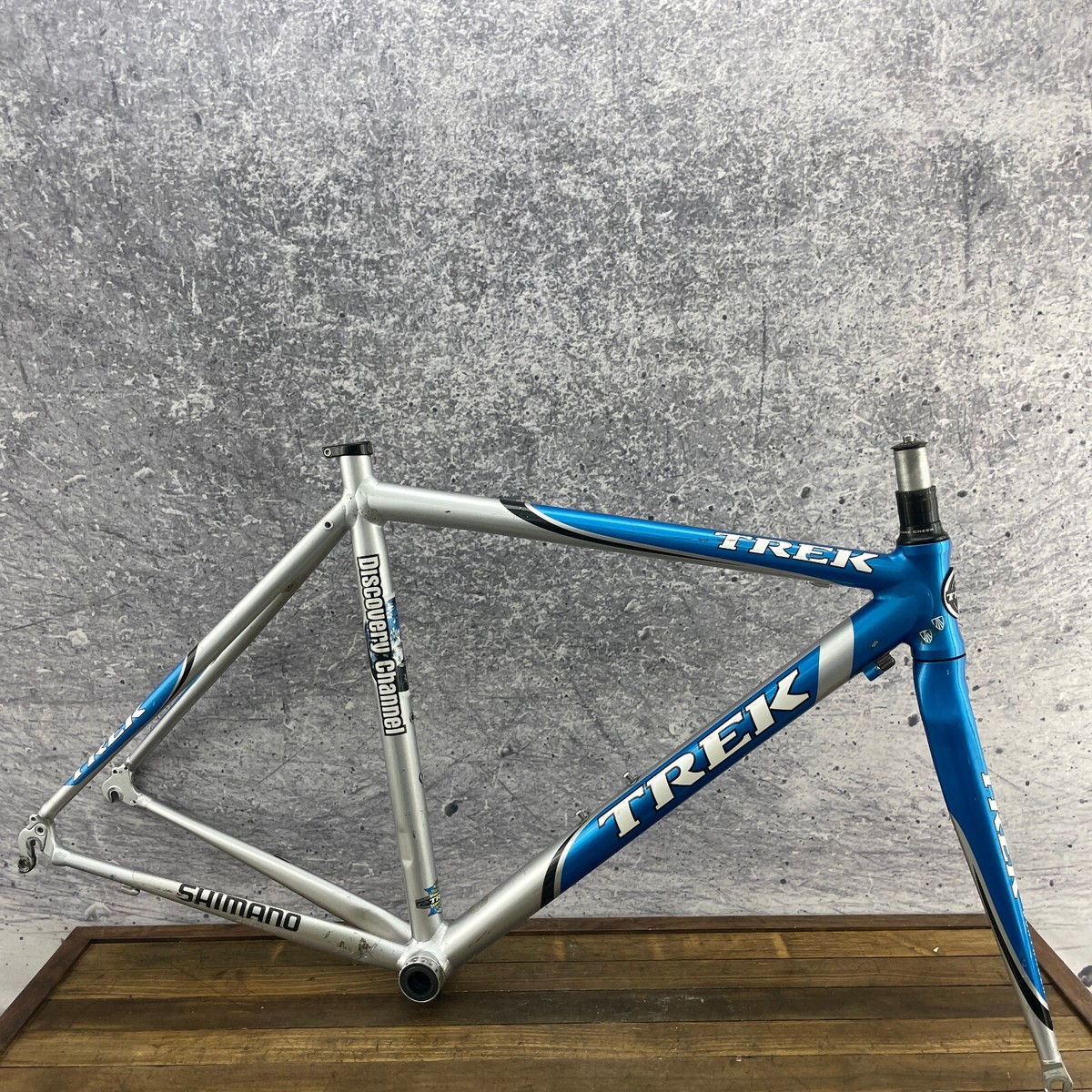 Trek Discovery Channel Frame Set 54 cm Carbon Fork 700c Blue