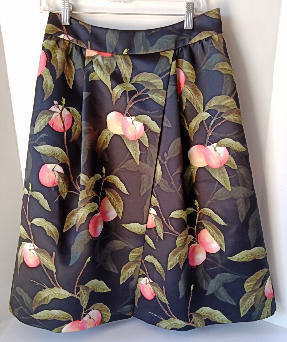 TED BAKER サイズ0(M相当)スカート テッドベイカー スカート サイズ2 M レディース - ひざ丈/花柄