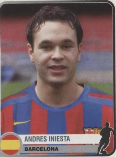 2004-05 Panini WCCF European Clubs - Andres Iniesta #187/224 for